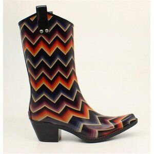 Blazin Roxx Chevron Patterned Rain Boots